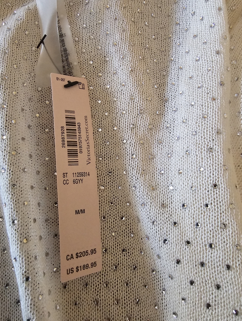 VICTORIA SECRET SWIM Diamante Knit Cover-Up - Picture 10 of 13